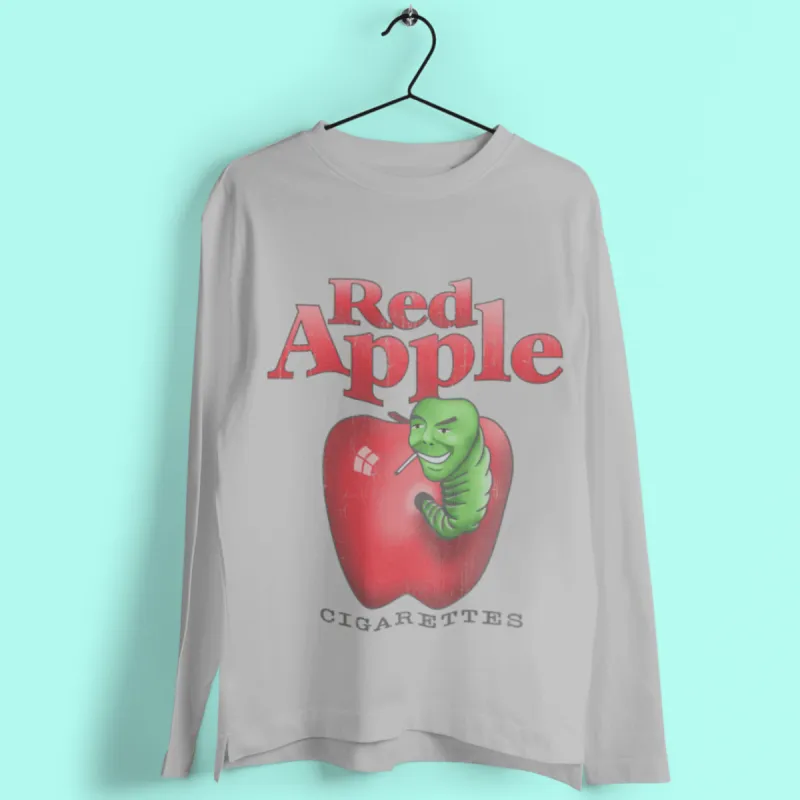 Red Apple Cigarettes Long Sleeve T-Shirt sold by 8Ball