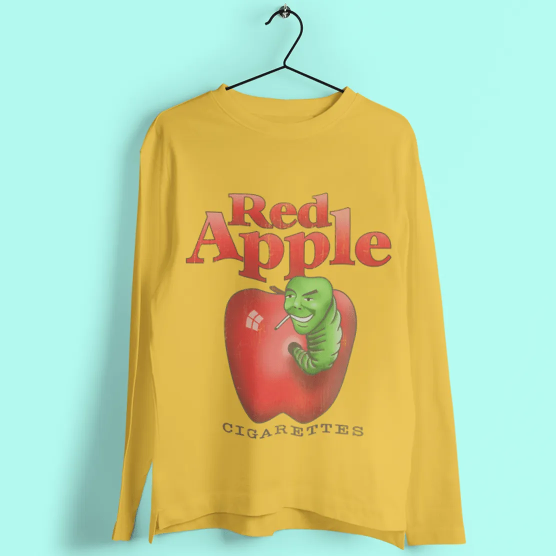 Red Apple Cigarettes Long Sleeve T-Shirt sold by 8Ball product image thumbnail 2
