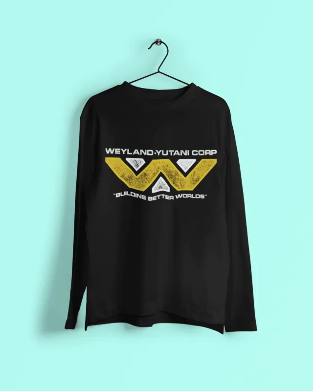 Weyland Yutani Building Better Worlds Long Sleeve T-Shirt sold by 8Ball