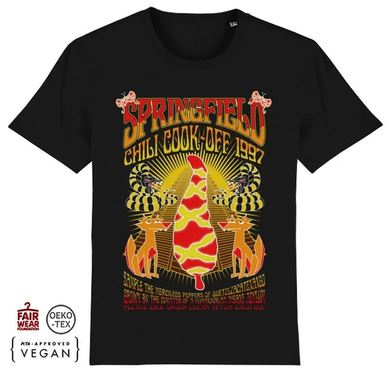 Springfield Chili Cook Off Premium Organic Cotton T-Shirt sold by 8Ball