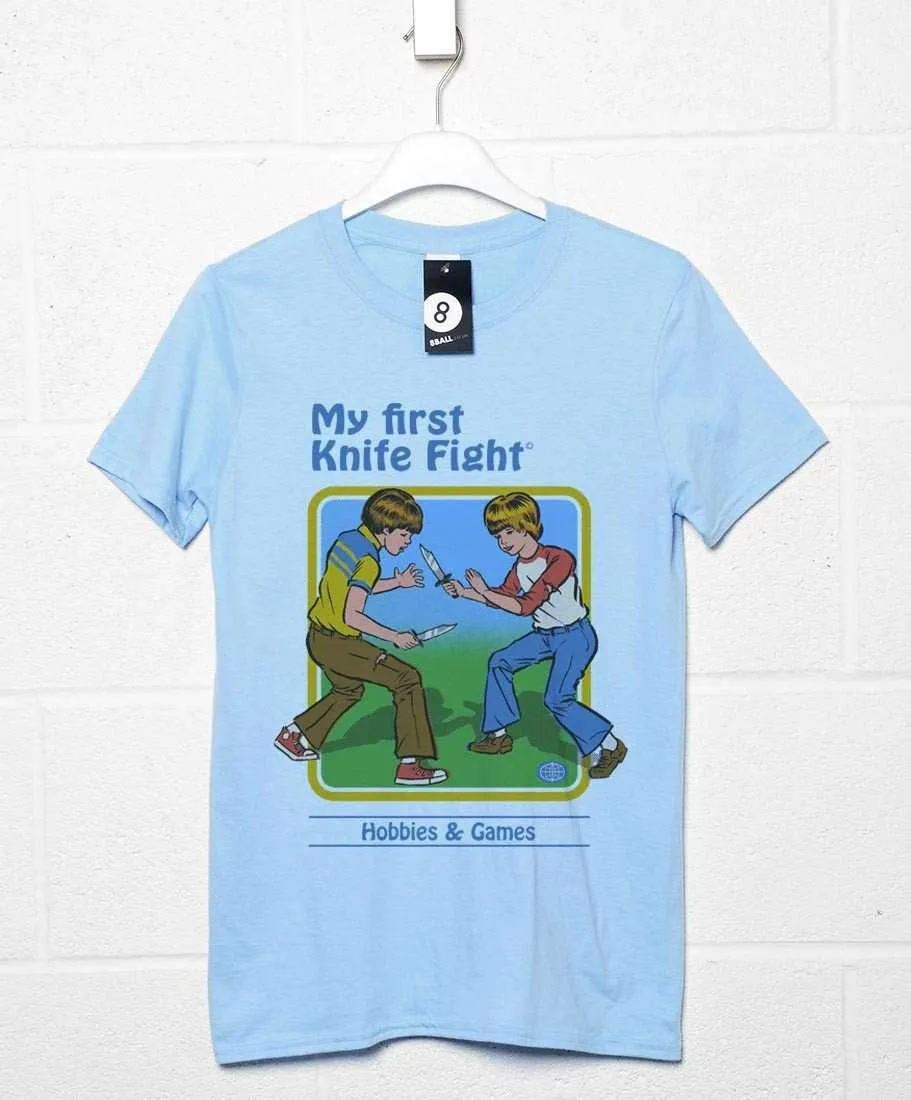 Steven Rhodes My First Knife Fight T-Shirt sold by 8Ball product image thumbnail 2