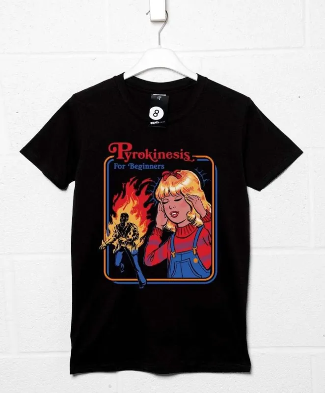Steven Rhodes Pyrokinesis For Beginners T-Shirt sold by 8Ball
