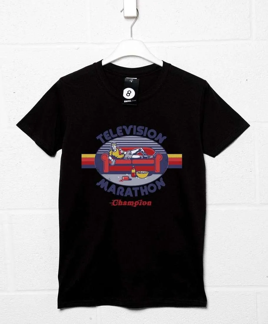 Steven Rhodes Television Marathon Champion T-Shirt sold by 8Ball product image thumbnail 2
