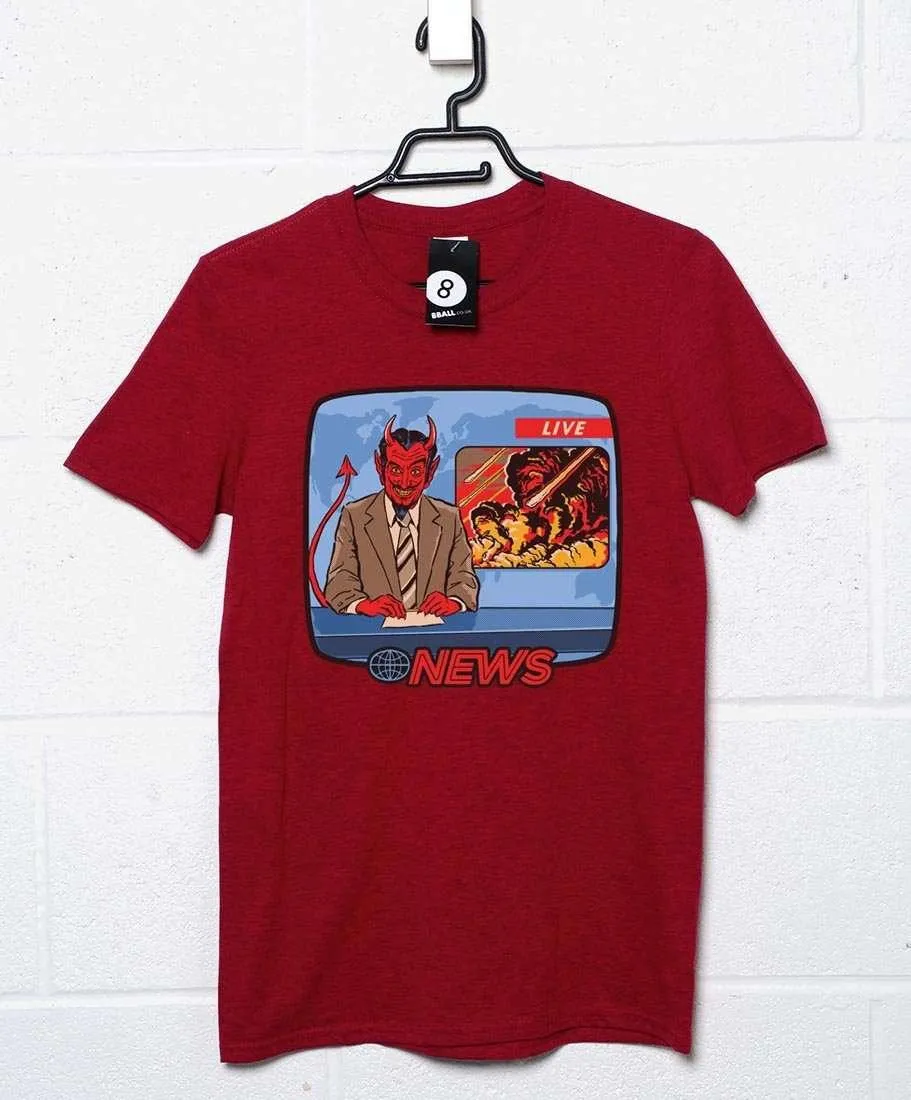 Steven Rhodes Breaking News T-Shirt sold by 8Ball
