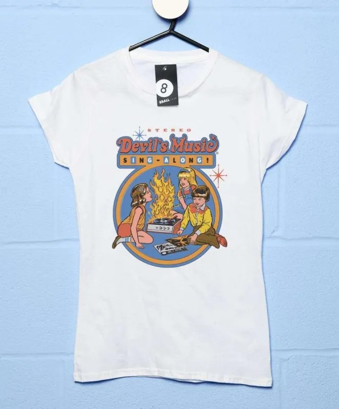 Steven Rhodes Devil's Music Womens Style T-Shirt sold by 8Ball