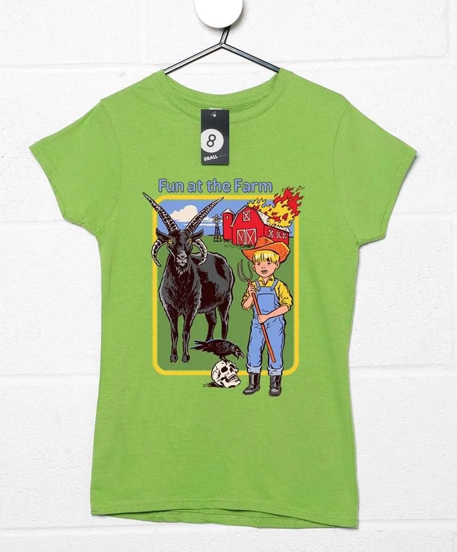 Steven Rhodes Fun at the Farm Womens T-Shirt sold by 8Ball
