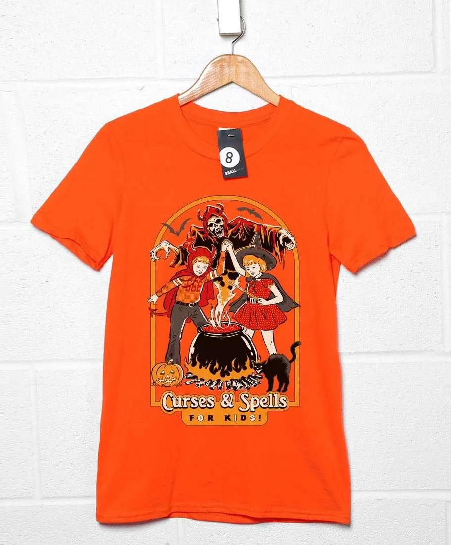 Steven Rhodes Curses and Spells T-Shirt sold by 8Ball