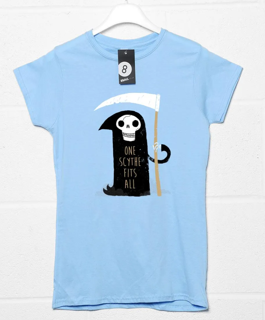 One Scythe Fits All DinoMike Womens T-Shirt sold by 8Ball product image thumbnail 2
