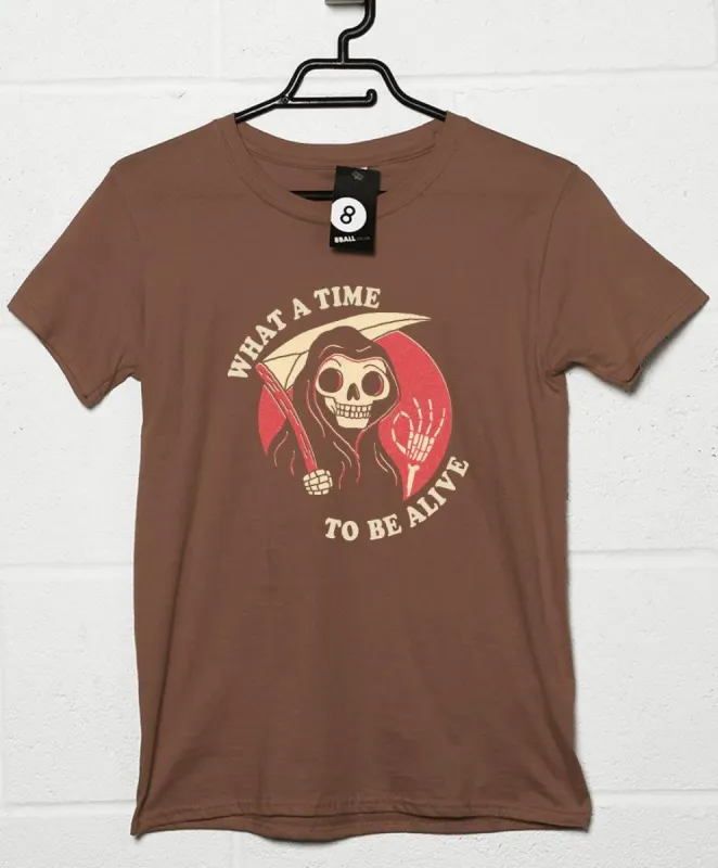 What A Time To Be Alive DinoMike T-Shirt sold by 8Ball