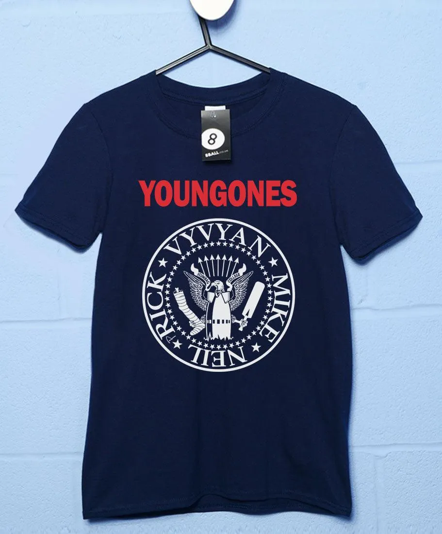 Vyvyan Rick Mike and Neil Eagle Crest T-Shirt sold by 8Ball product image thumbnail 3