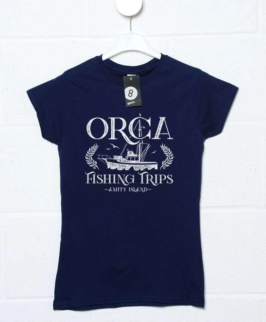 Orca Fishing Trips T-Shirt for Women sold by 8Ball