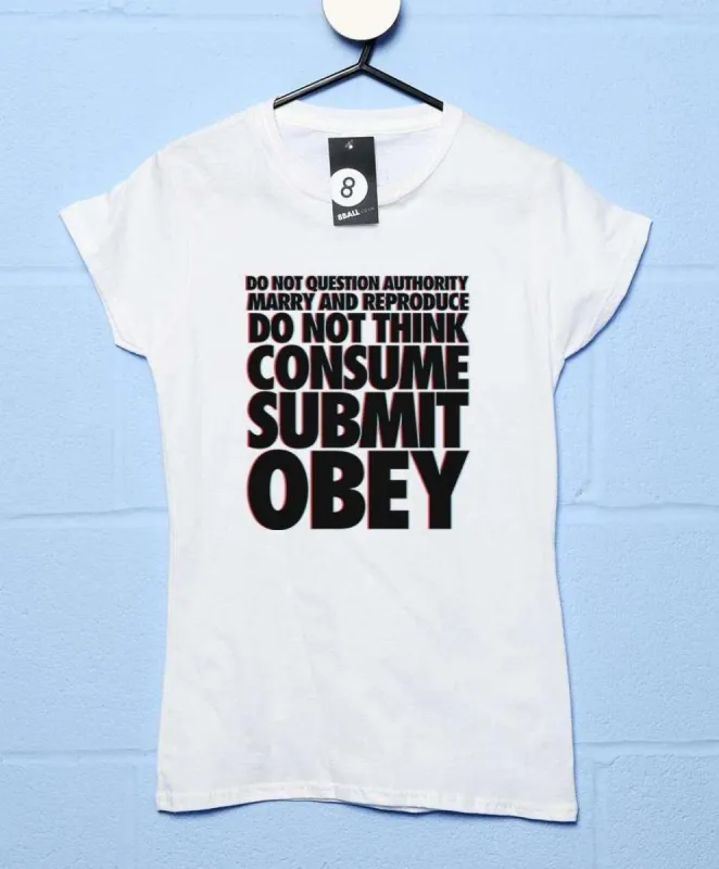 Subliminal Messages Womens Fitted T-Shirt sold by 8Ball