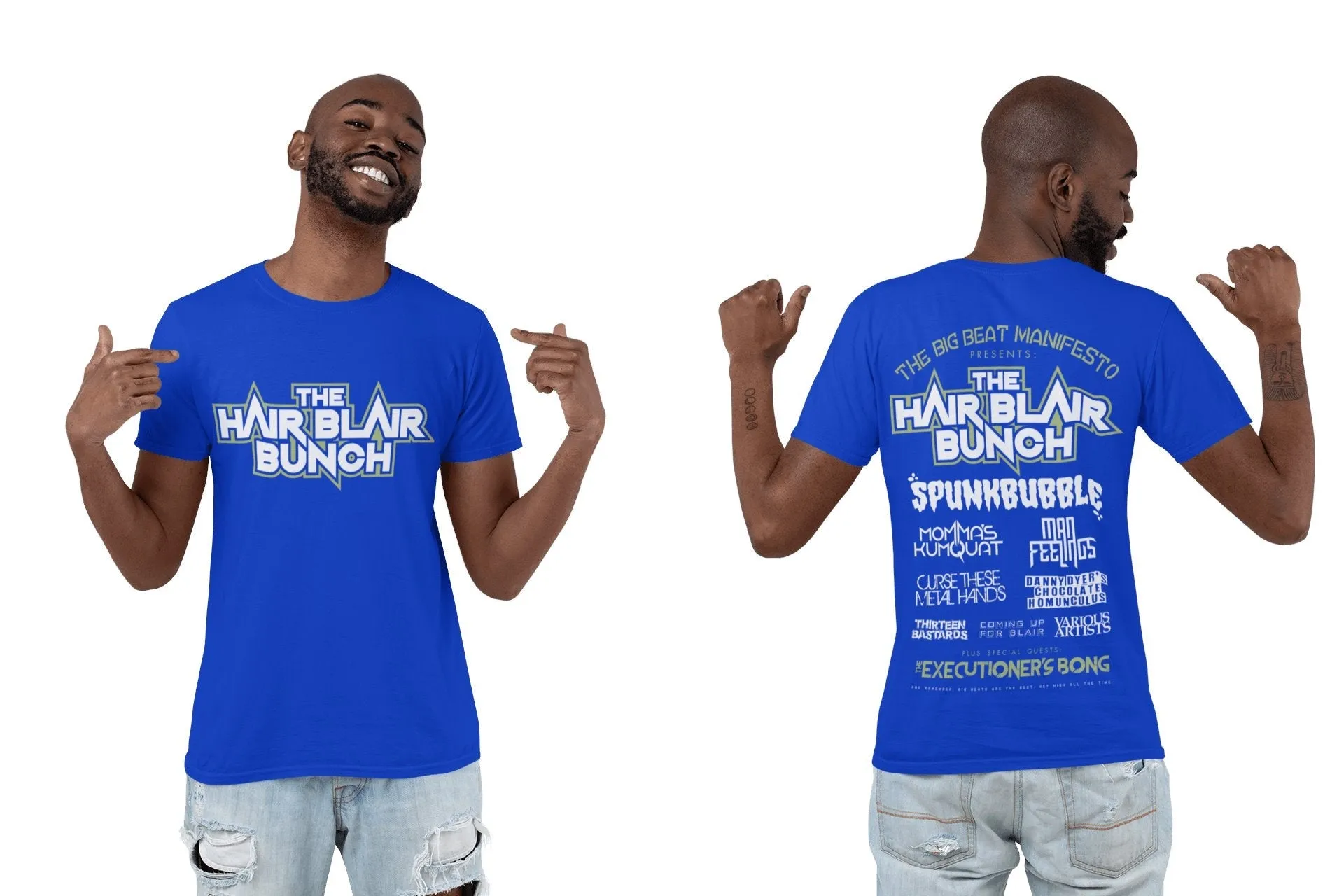 Big Beat Manifesto Festival with Back Print T-Shirt sold by 8Ball product image thumbnail 2