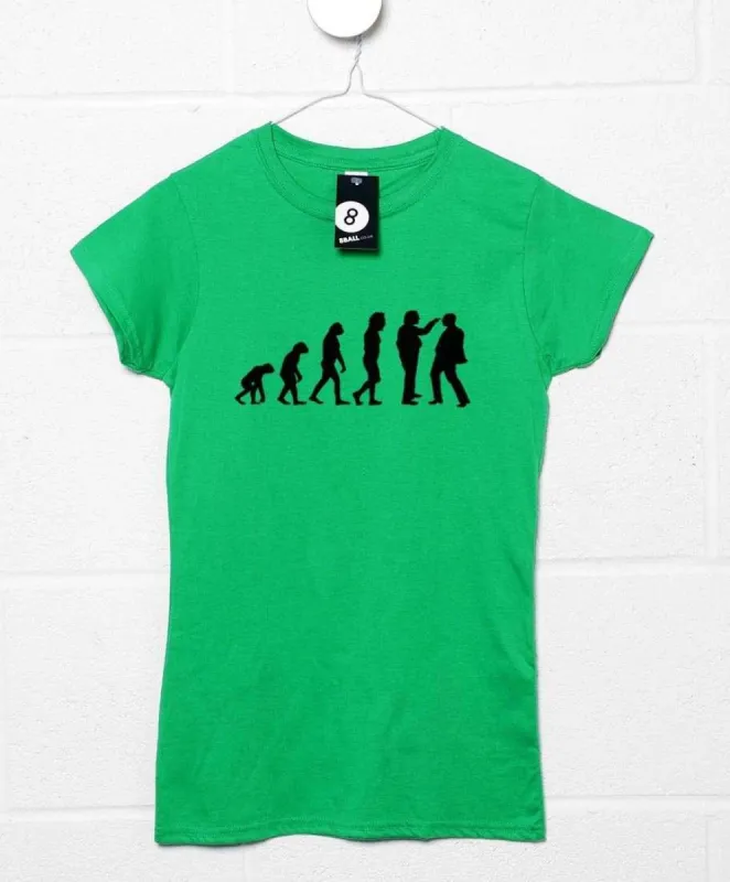 Evolution of Bottom Fitted Womens T-Shirt sold by 8Ball