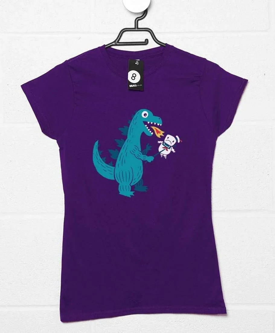 Everybody Loves Marshmallows DinoMike T-Shirt for Women sold by 8Ball product image thumbnail 3