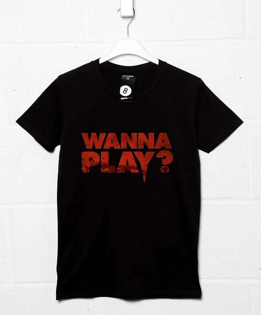 Wanna Play? T-Shirt sold by 8Ball