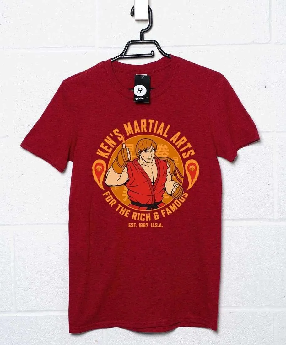Ken's Martial Arts T-Shirt Inspired By Street Fighter sold by 8Ball