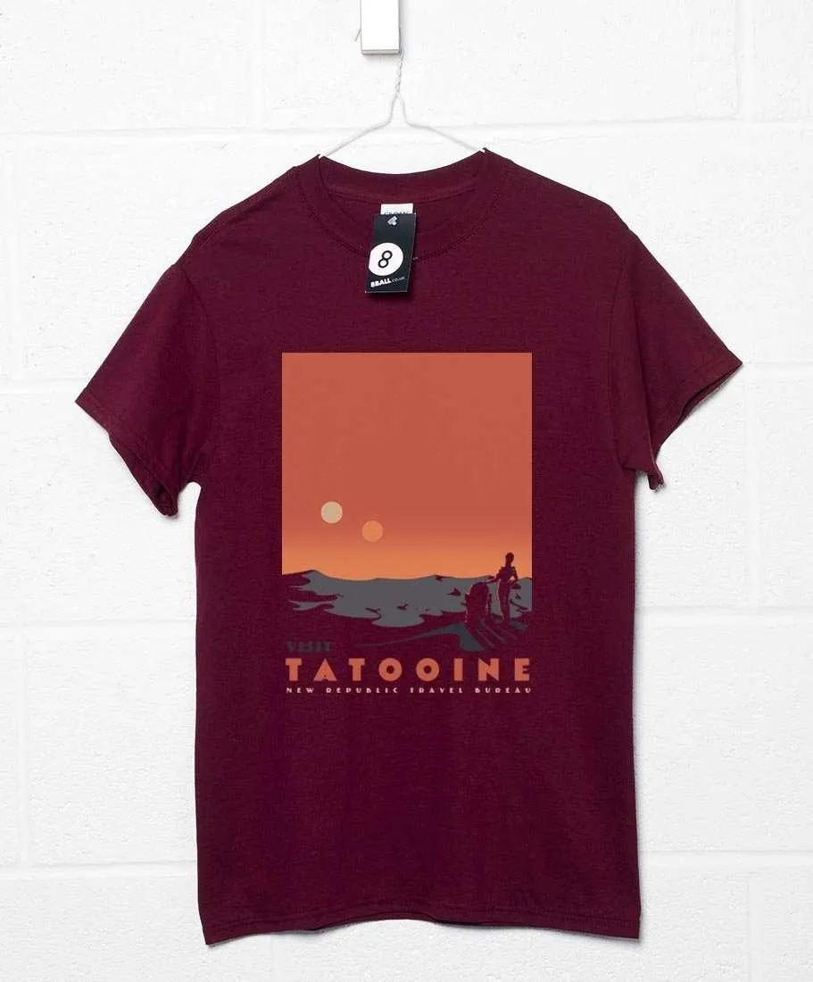 Visit Tatooine Mens T-Shirt sold by 8Ball product image thumbnail 2