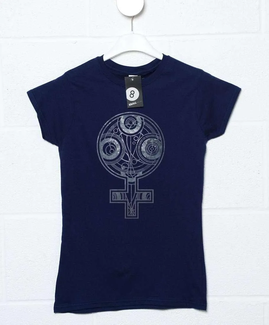 Female Timelord Symbol Womens Style T-Shirt sold by 8Ball