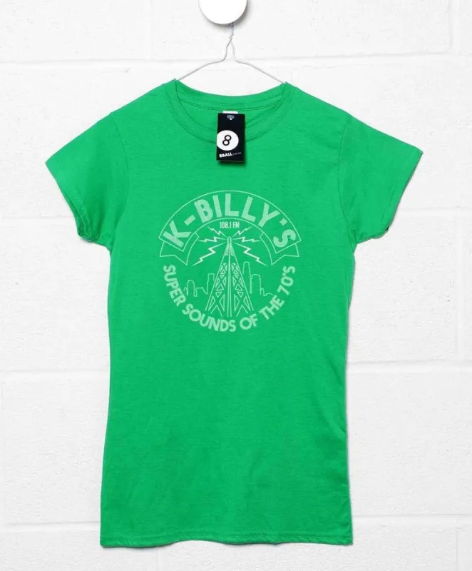 K Billy's Radio Mast Logo T-Shirt for Women sold by 8Ball