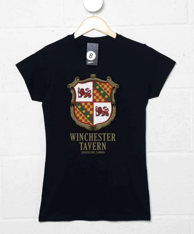Winchester Coat of Arms Fitted Womens T-Shirt sold by 8Ball