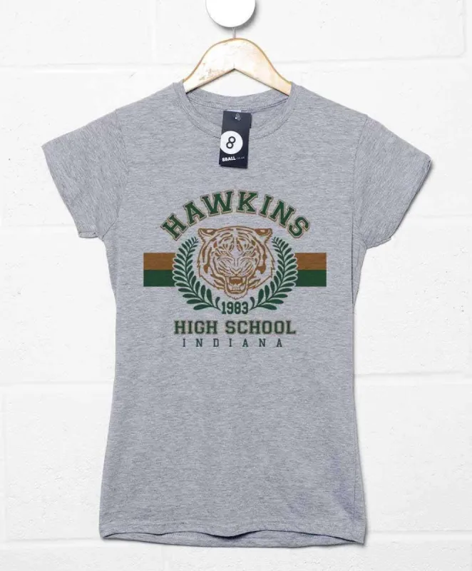 Hawkins High School T-Shirt for Women sold by 8Ball