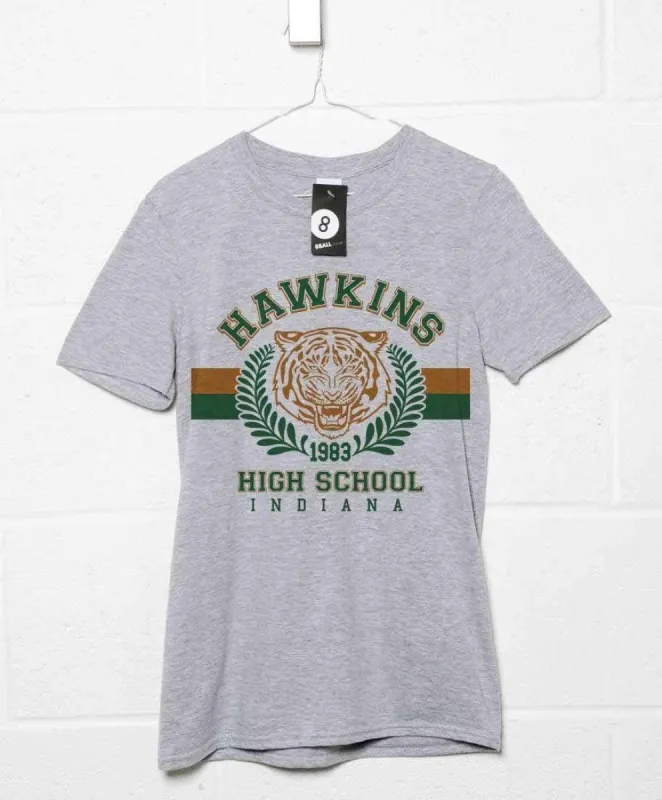 Hawkins High School T-Shirt sold by 8Ball