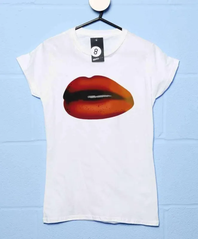Lips Womens Style T-Shirt As Worn By PJ Harvey sold by 8Ball