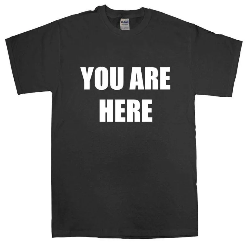 You Are Here T-Shirt As Worn By John Lennon sold by 8Ball