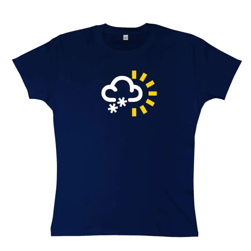 Sun And Snow Womens Fitted T-Shirt made by 8Ball
