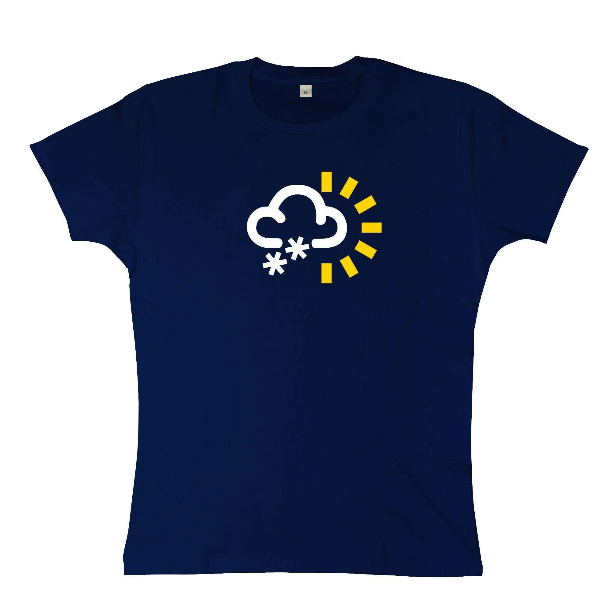 Sun And Snow Womens Fitted T-Shirt sold by 8Ball