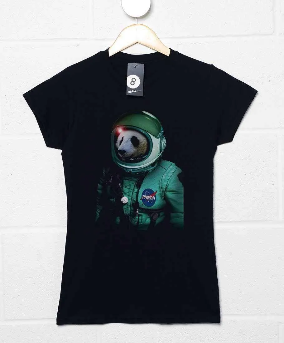 Space Panda Womens Fitted T-Shirt sold by 8Ball