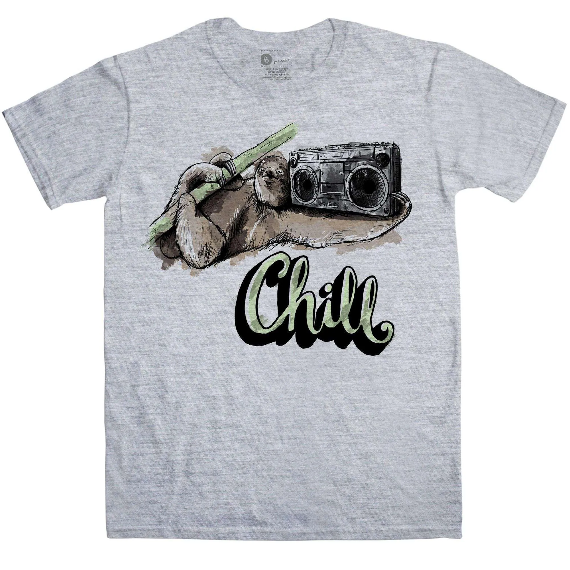 Sloth Chill T-Shirt sold by 8Ball