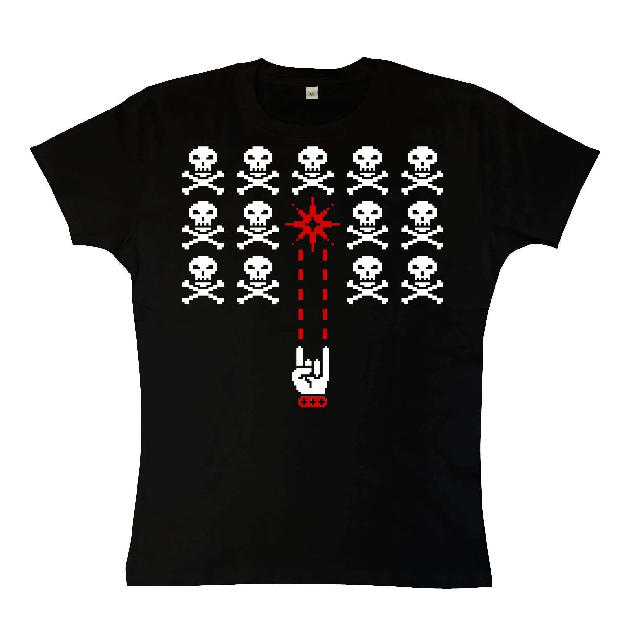 Skull Invaders Womens Fitted T-Shirt sold by 8Ball