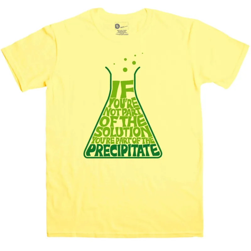 Nerd Geek Science Men's Precipitate T-Shirt sold by 8Ball