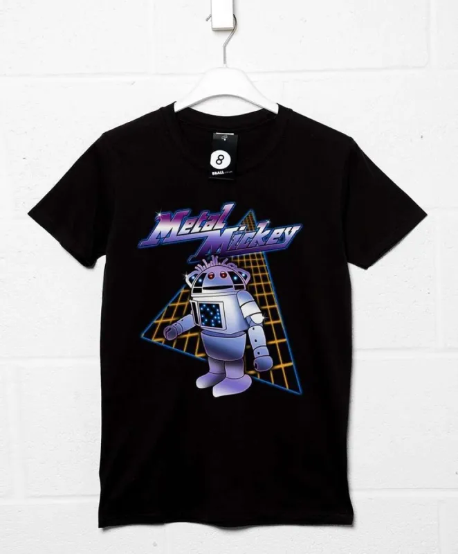 80's Style Metal Mickey T-Shirt sold by 8Ball