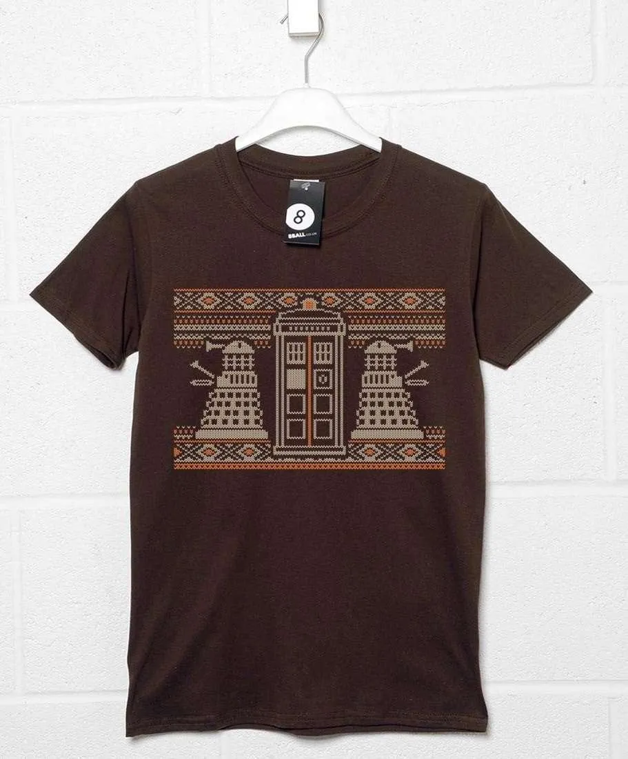 Knitted Jumper Style Dr Who T-Shirt sold by 8Ball product image thumbnail 4