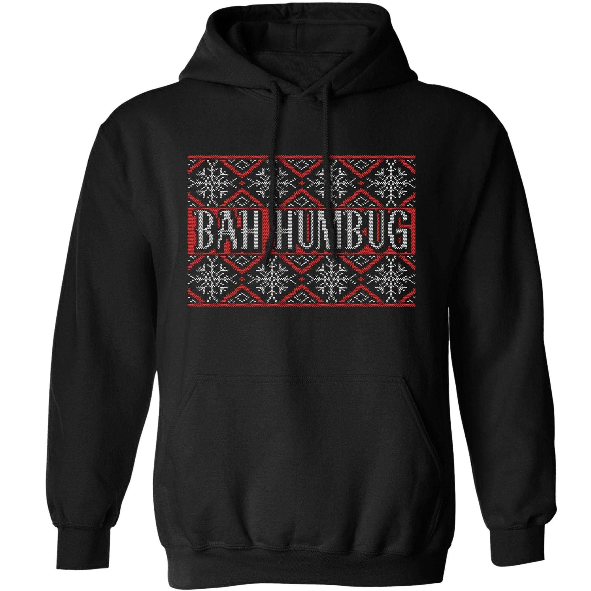 Bah Humbug Knitted Jumper Style Hoodie sold by 8Ball product image thumbnail 2