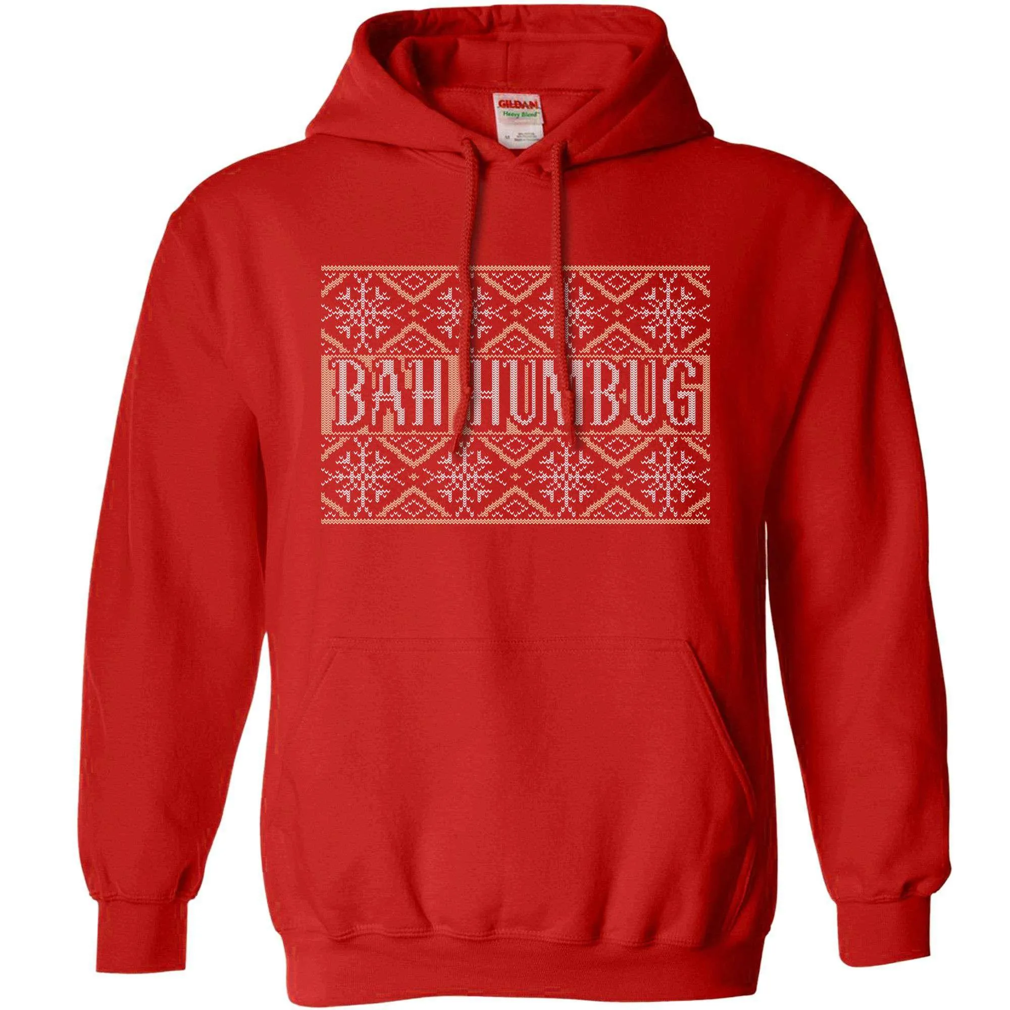 Bah Humbug Knitted Jumper Style Hoodie sold by 8Ball product image thumbnail 3