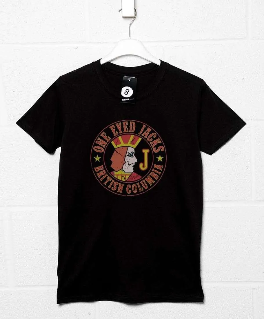 One Eyed Jacks Circular Logo T-Shirt sold by 8Ball