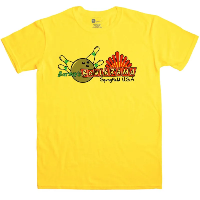 Barneys Bowlarama T-Shirt sold by 8Ball