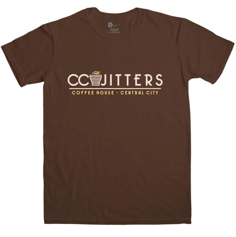 CC Jitters Coffee House T-Shirt made by 8Ball