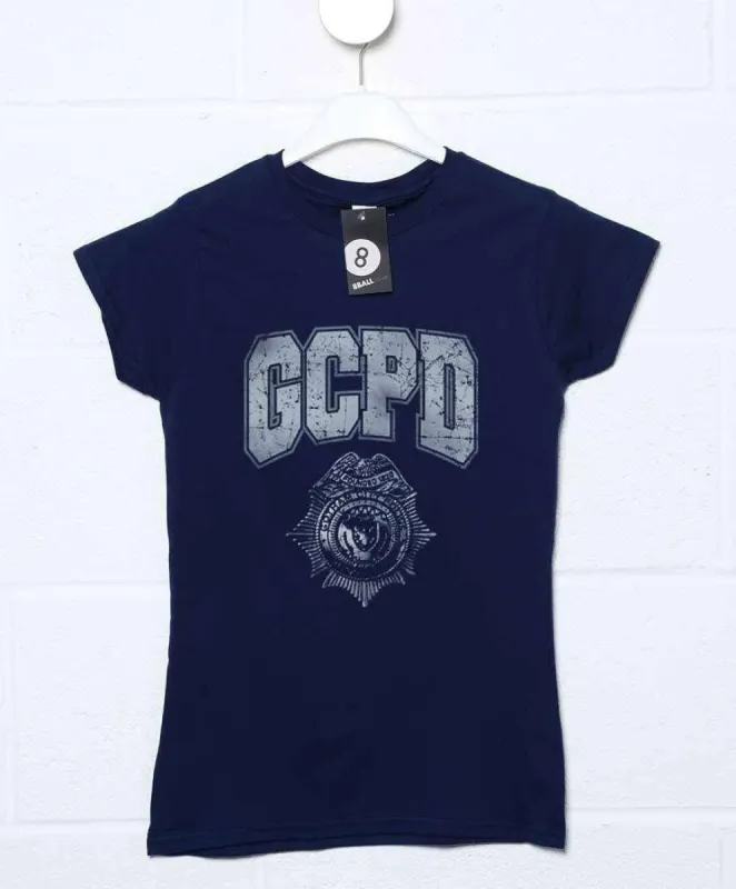 GCPD Gotham City Police Department Womens T-Shirt sold by 8Ball