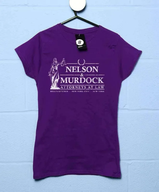Nelson And Murdoch Attorneys At Law Womens T-Shirt sold by 8Ball