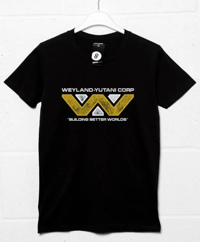 Weyland Yutani Corporation Building Better Worlds T-Shirt sold by 8Ball