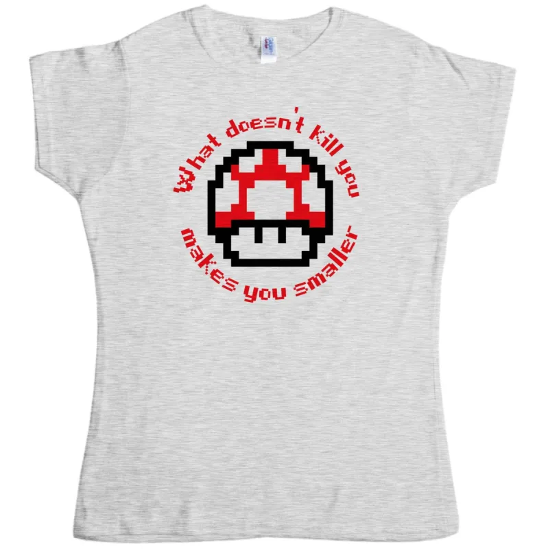 Makes You Smaller Womens Fitted T-Shirt made by 8Ball