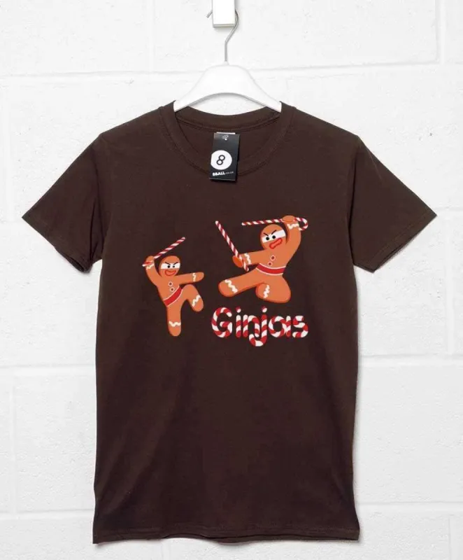 Ginjas Christmas T-Shirt sold by 8Ball