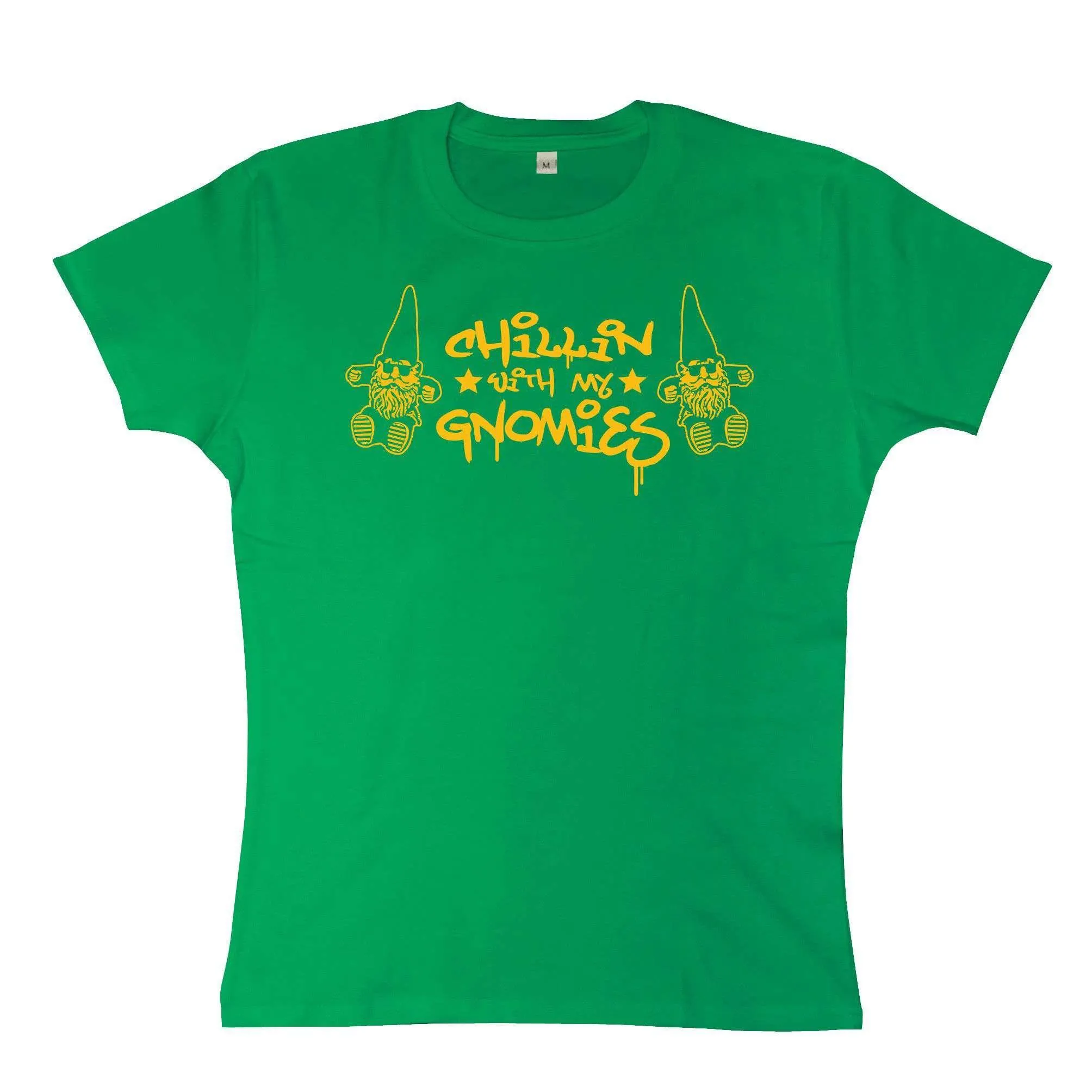 Chillin With My Gnomies Fitted Womens T-Shirt sold by 8Ball product image thumbnail 3