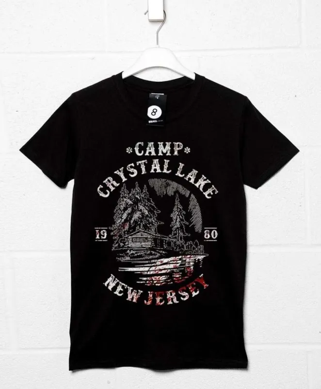 Bloody Camp Crystal Lake 1980 T-Shirt sold by 8Ball