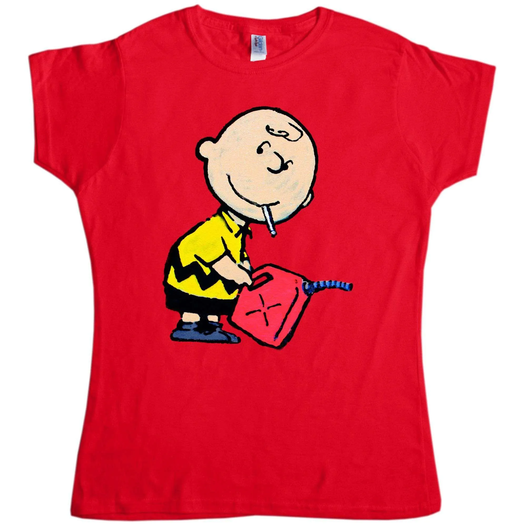 Banksy Naughty Charlie T-Shirt for Women sold by 8Ball product image thumbnail 3